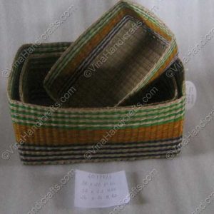 Hộp cói chữ nhật màu VNH0072