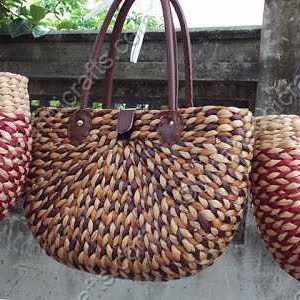 Túi bèo quai da màu xen kẽ VNH0158