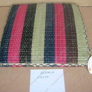 Đệm cói vuông màu nhồi mút đan kín VNH0317