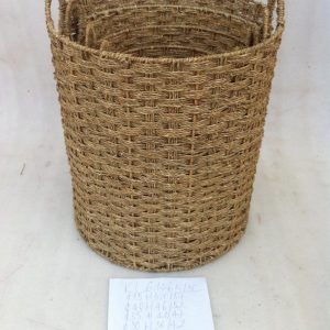 Giỏ đan cói xe trơn thành cao VNH0105