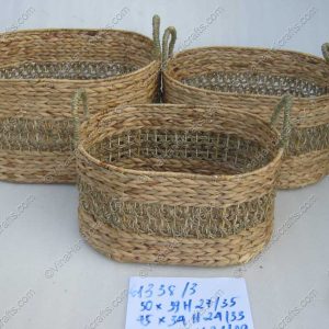 Giỏ bèo hoa văn cói VNH0020