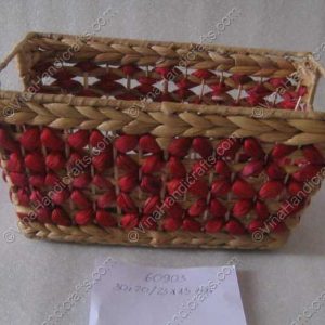 Giỏ bèo đan họa tiết VNH0041