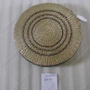 Đệm cói mút họa tiết màu nâu VNH0059