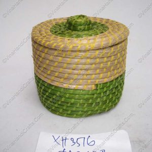 Hộp đan cói xiên nhựa màu VNH0224