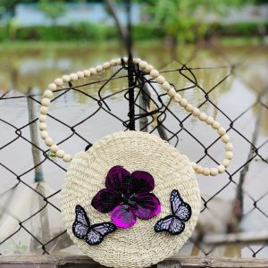 Túi tròn đính hạt thêu VNH0440